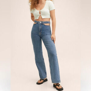 Mango‎ Cut Out Jeans